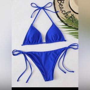 SHEIN Royal Blue Bikini Set